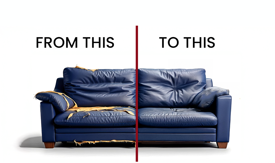 How to Repair a Tear in the Leather Sofa? - Step-By-Step Guide