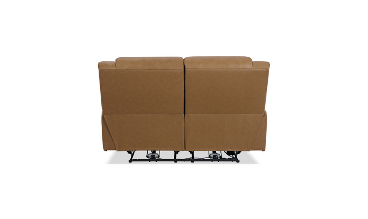 Gio Italia Wyatt Leather Loveseat in Light Grey-Jennifer Furniture