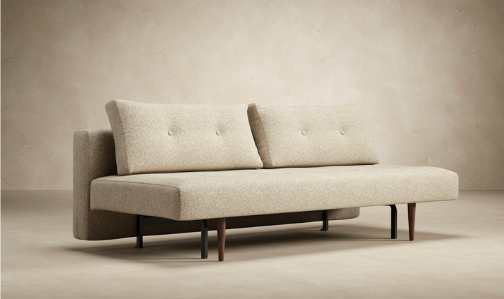 Innovation Living Recast Dark Styletto 2-Seater Fabric Sofa Bed-Jennifer Furniture