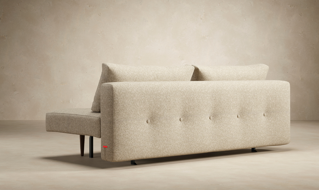 Innovation Living Recast Dark Styletto 2-Seater Fabric Sofa Bed-Jennifer Furniture