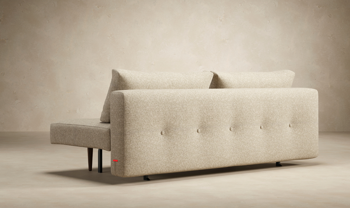 Innovation Living Recast Dark Styletto 2-Seater Fabric Sofa Bed-Jennifer Furniture