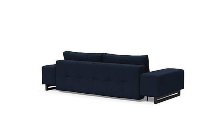 Innovation Living Grand DEL 2-Seater Fabric Sofa Bed with Ottoman-Jennifer Furniture