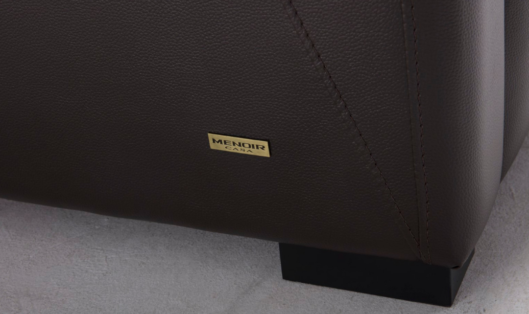 Gio Italia Leather Left-Hand Facing Recliner Sectional Sofa in Brown-Jennifer Furniture