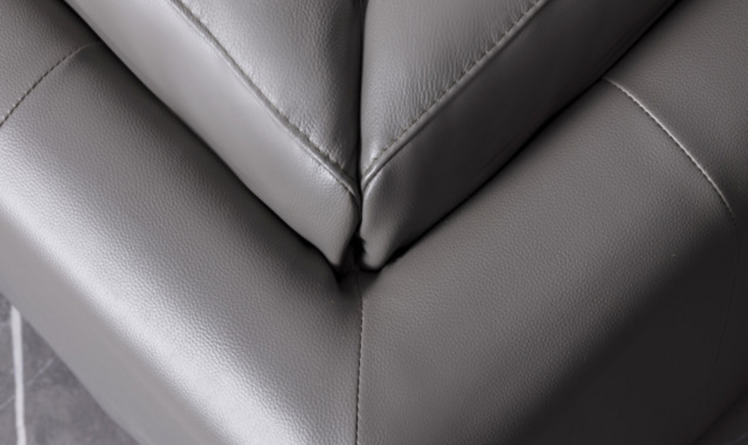 Gio Italia U-Shape Leather Sectional Sofa With Two Color Options-Jennifer Furniture