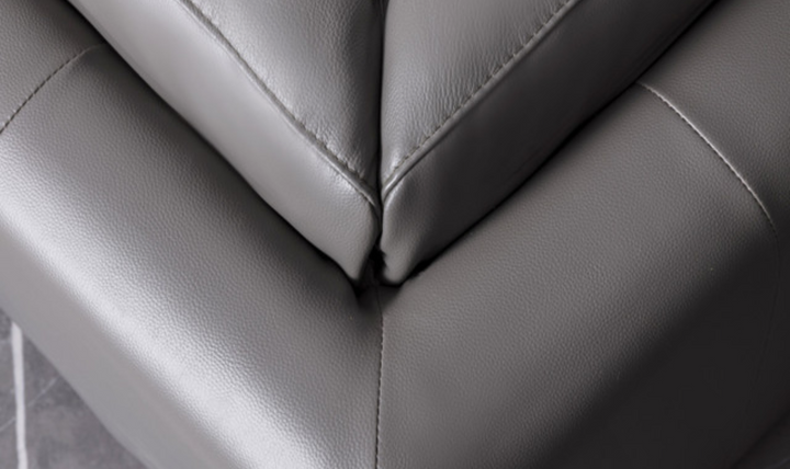 Gio Italia U-Shape Leather Sectional Sofa With Two Color Options-Jennifer Furniture