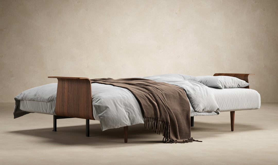 Innovation Living Recast Dark Styletto 2-Seater Fabric Sofa Bed-Jennifer Furniture