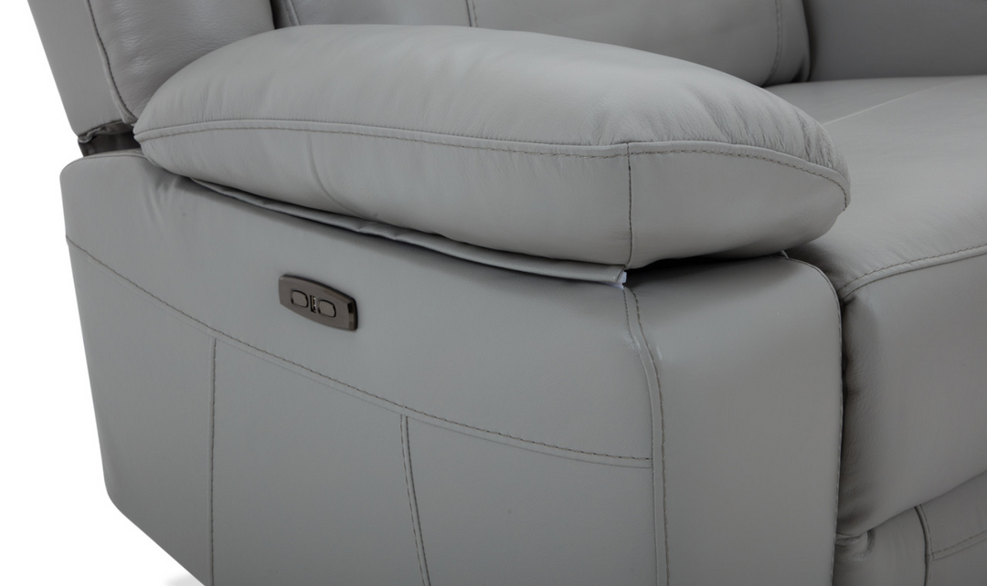 Gio Italia Wyatt Leather Chair with Recliners-Jennifer Furniture