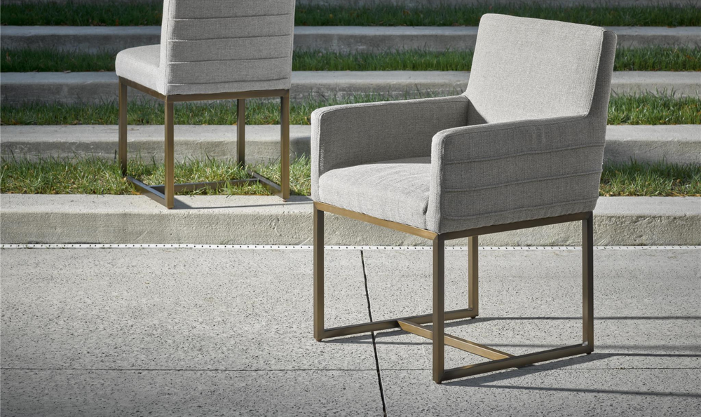 Universal Furniture Cooper Arm Chair in Gray