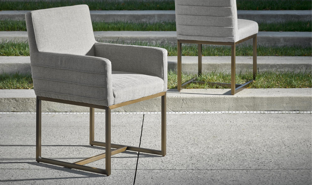 Universal Furniture Cooper Arm Chair in Gray