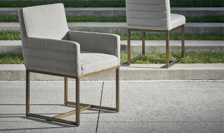 Universal Furniture Cooper Arm Chair in Gray