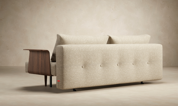 Innovation Living Recast Dark Styletto 2-Seater Fabric Sofa Bed-Jennifer Furniture