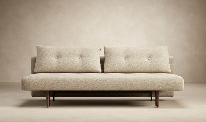 Innovation Living Recast Dark Styletto 2-Seater Fabric Sofa Bed-Jennifer Furniture