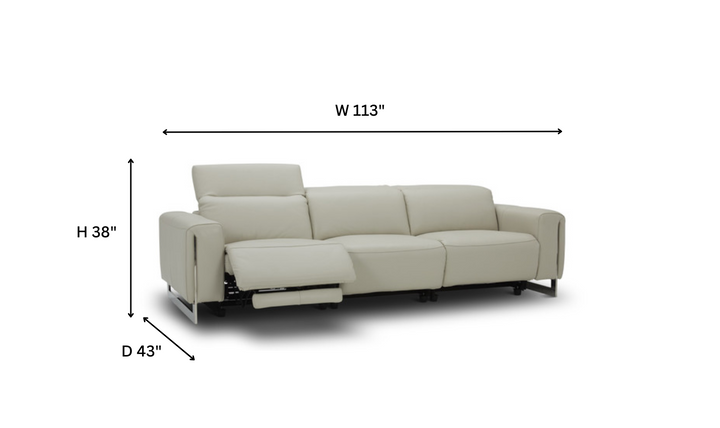 Gio Italia Hudson Leather 3-seater Sofa with Tufted Seats-Jennifer Furniture