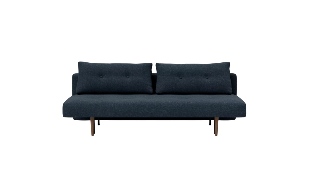 Innovation Living Recast Dark Styletto 2-Seater Fabric Sofa Bed-Jennifer Furniture