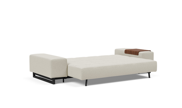 Innovation Living Grand DEL 2-Seater Fabric Sofa Bed with Ottoman-Jennifer Furniture