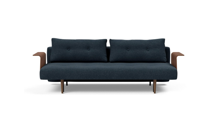 Innovation Living Recast Dark Styletto 2-Seater Fabric Sofa Bed-Jennifer Furniture