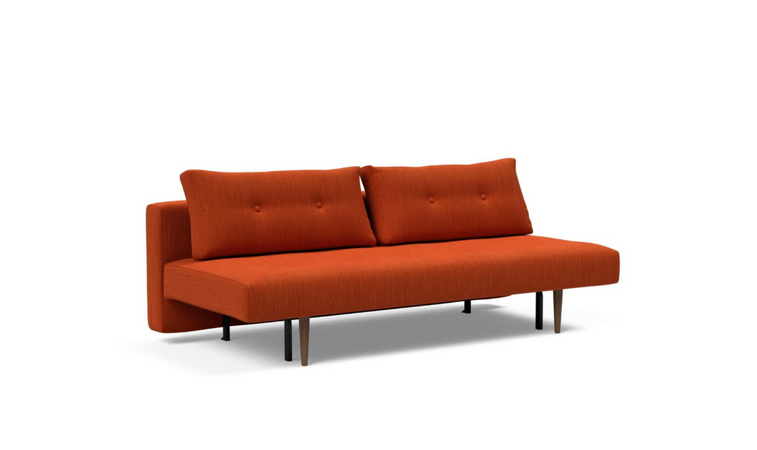 Innovation Living Recast Dark Styletto 2-Seater Fabric Sofa Bed-Jennifer Furniture