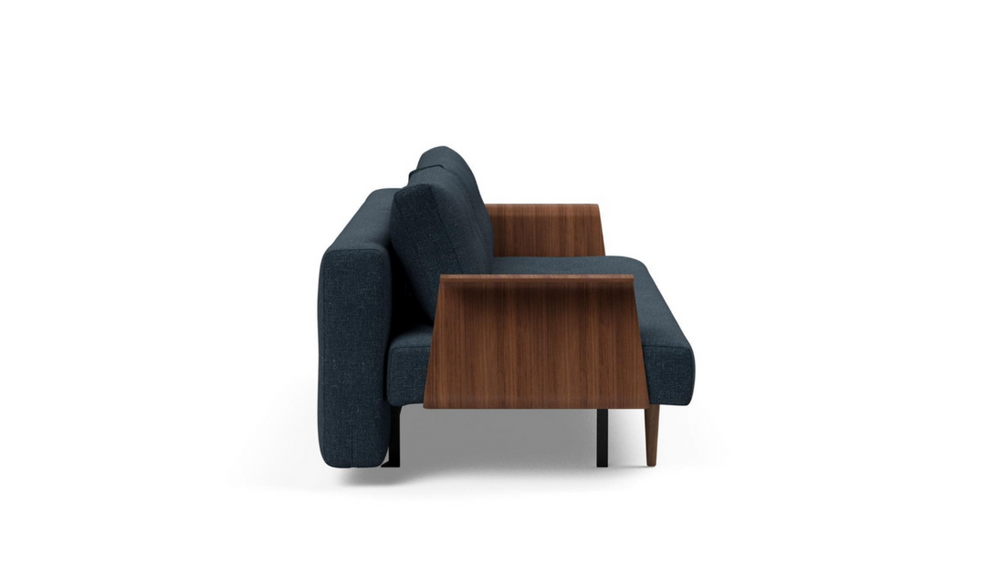 Innovation Living Recast Dark Styletto 2-Seater Fabric Sofa Bed-Jennifer Furniture