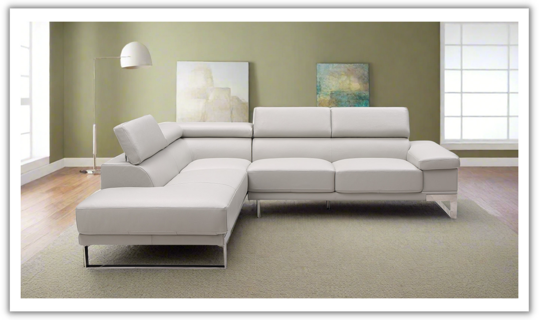 Gio Italia Baxter Sectional with Facing Right + Left Chaise-Jennifer Furniture