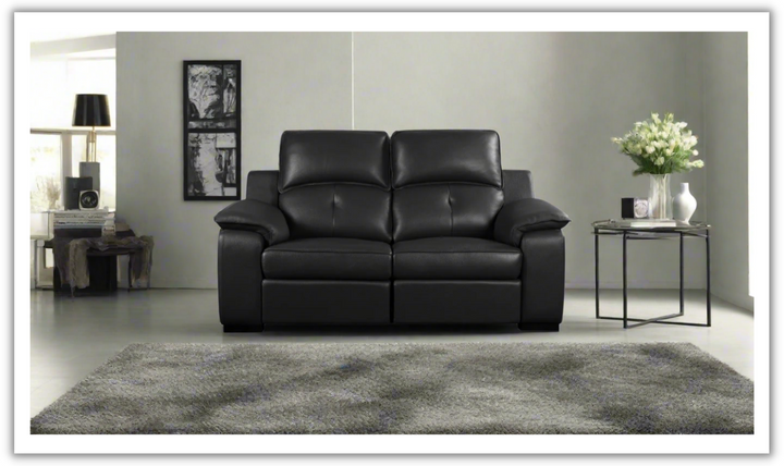 Gio Italia Thompson Loveseat with 2 electric recliners-Jennifer Furniture