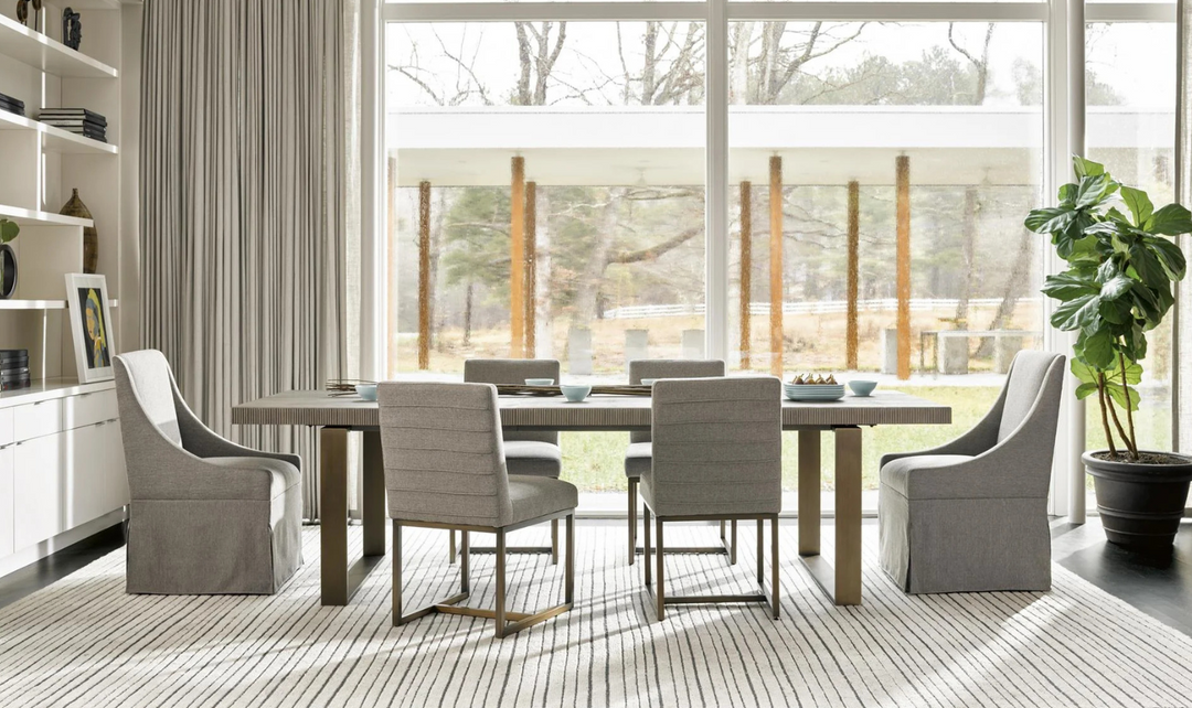Universal Furniture Modern Townsend Castered Fabric Dining Chair