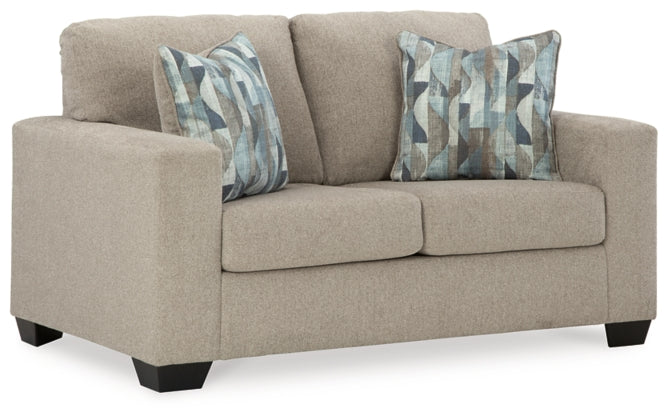 Deltona Parchment Loveseat