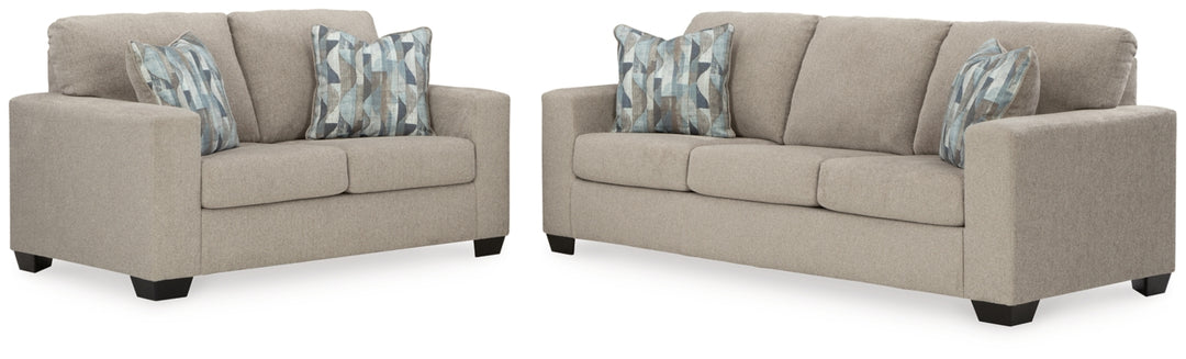 Deltona Living Room Set in Fabric