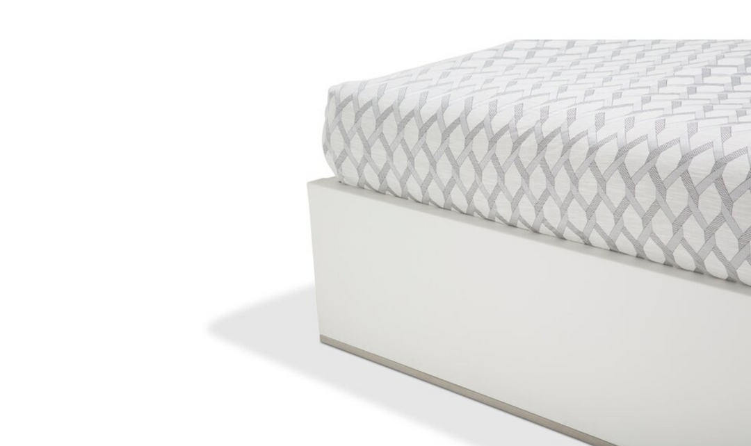 AICO Cal King Upholstered Panel Bed (3 Pc)-jennifer furniture