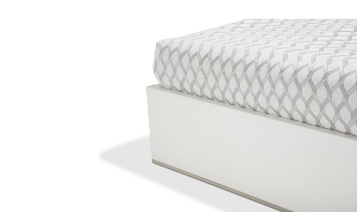 AICO Cal King Upholstered Panel Bed (3 Pc)-jennifer furniture