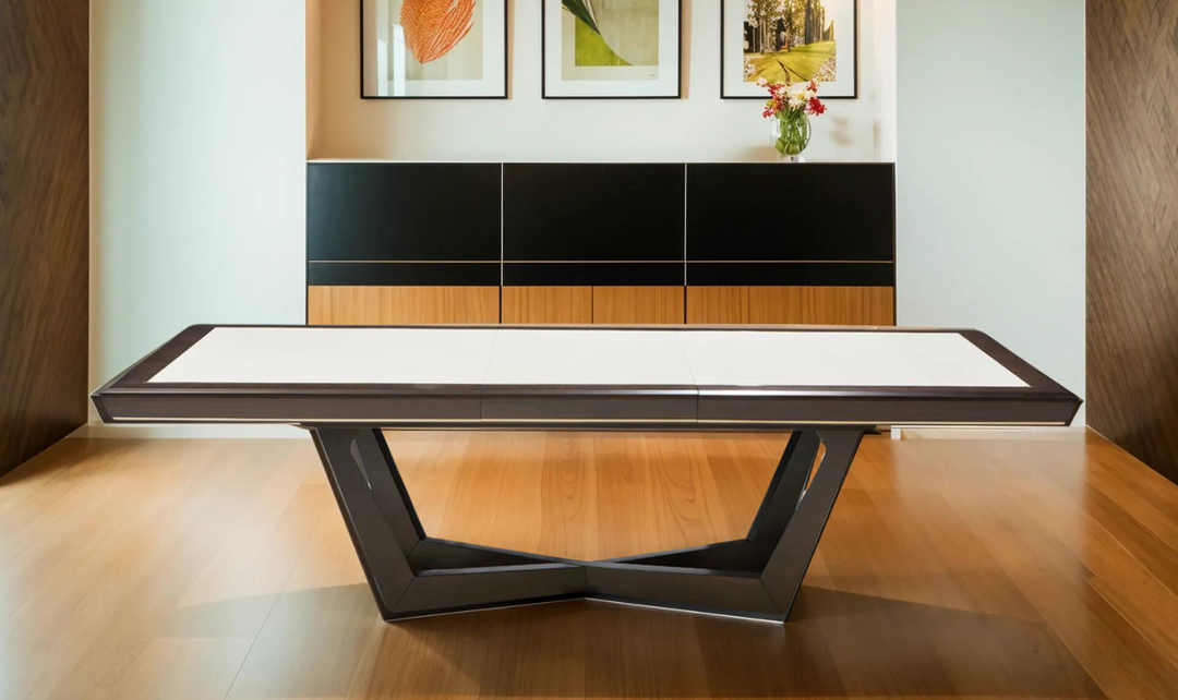 AICO Belmont Place Rectangular Dining Table in Espresso