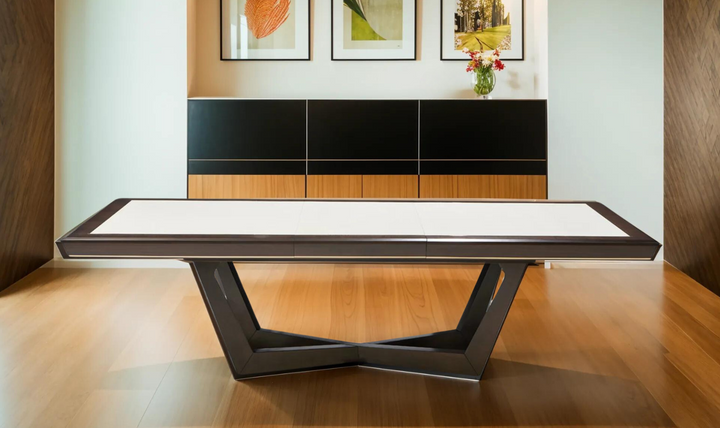 AICO Belmont Place Rectangular Dining Table in Espresso