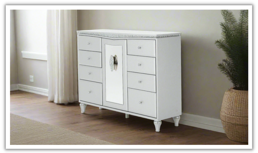 AICO Melrose Plaza Storage Dresser with 8 Drawers