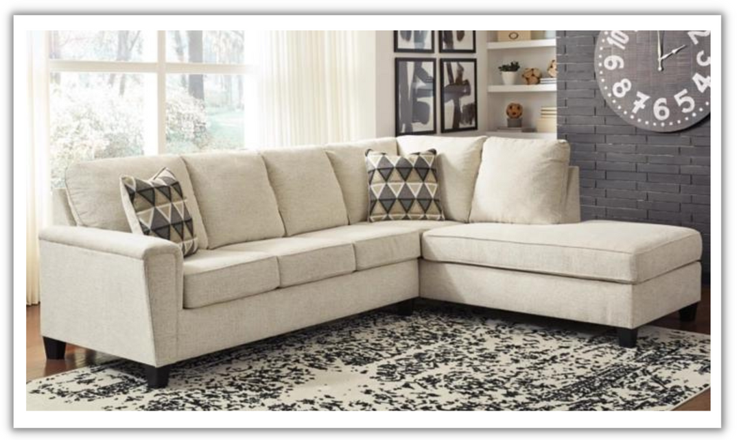 Abinger Stationary L-Shaped Fabric Sectional