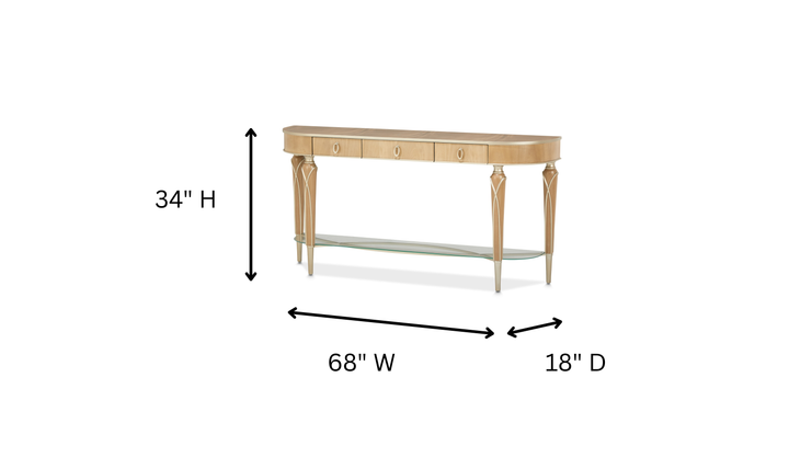 Aico Furniture Villa Cherie Console Table