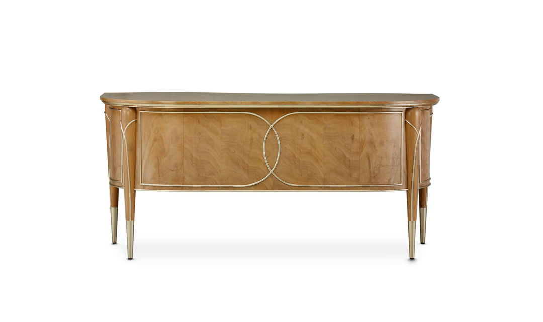 Aico Villa Cherie Caramel Office Desk-jennifer furniture