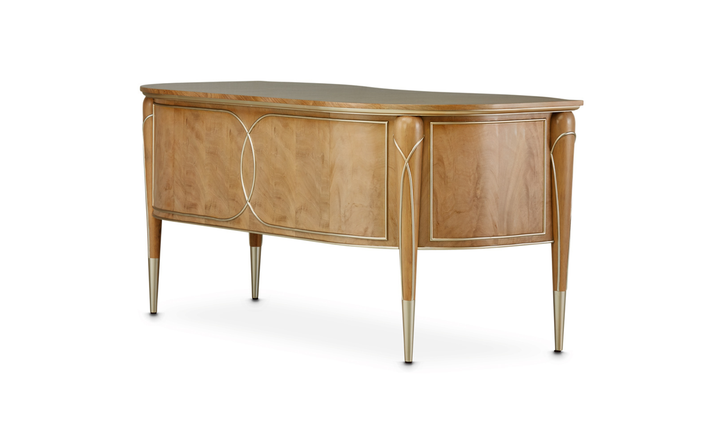 Aico Villa Cherie Caramel Office Desk-jennifer furniture
