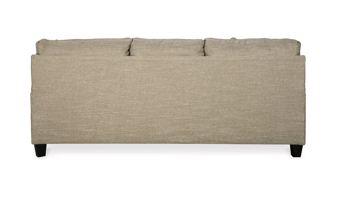 Modern Heritage Almanza 3-Seater Wheat Fabric Sofa with English Arm