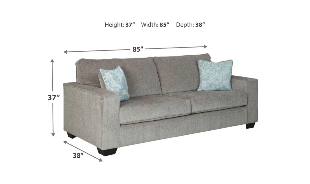 Altari Sleeper Sofa Bed With High-Resiliency Foam Cushions-Jennifer Furniture