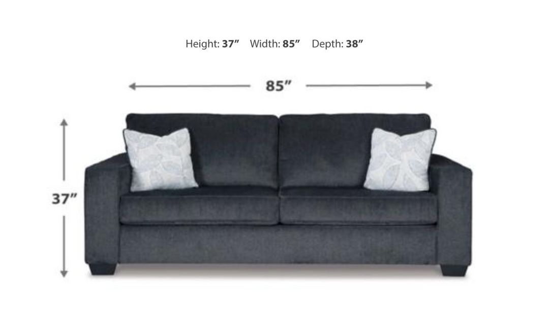 Altari Sleeper Sofa Bed With High-Resiliency Foam Cushions-Jennifer Furniture