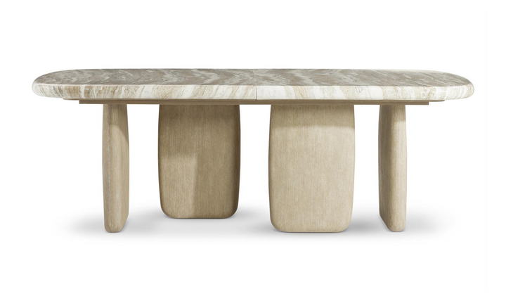 Arcadia Rectangular Dining Table With Monolithic Legs-Jennifer Furniture