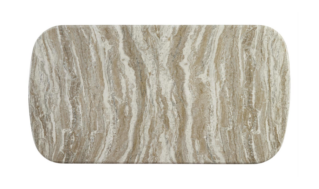 Arcadia Rectangular Dining Table With Monolithic Legs-Jennifer Furniture