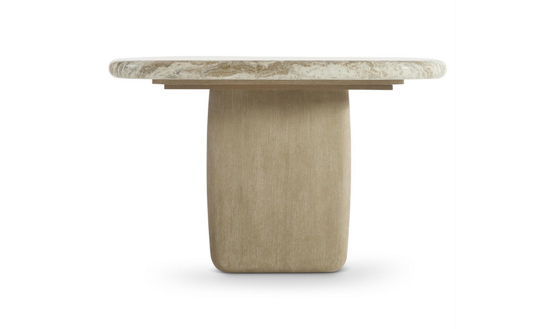 Arcadia Rectangular Dining Table With Monolithic Legs-Jennifer Furniture