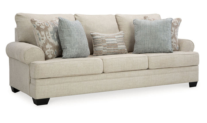 Modern Heritage Asanti 2 Pieces Fog Fabric Living Room set
