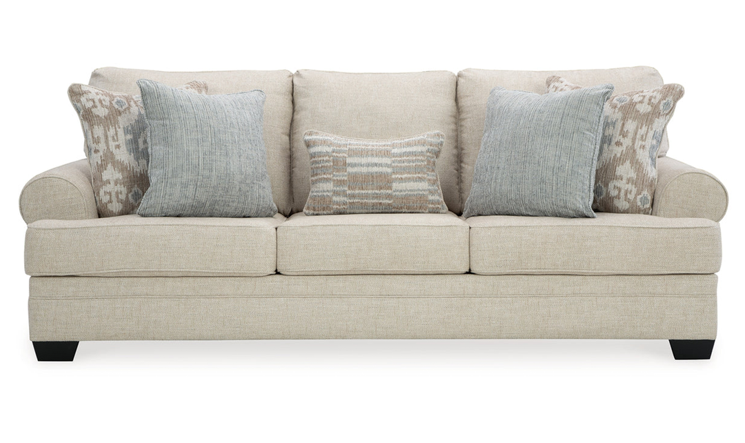 Modern Heritage Asanti 2 Pieces Fog Fabric Living Room set