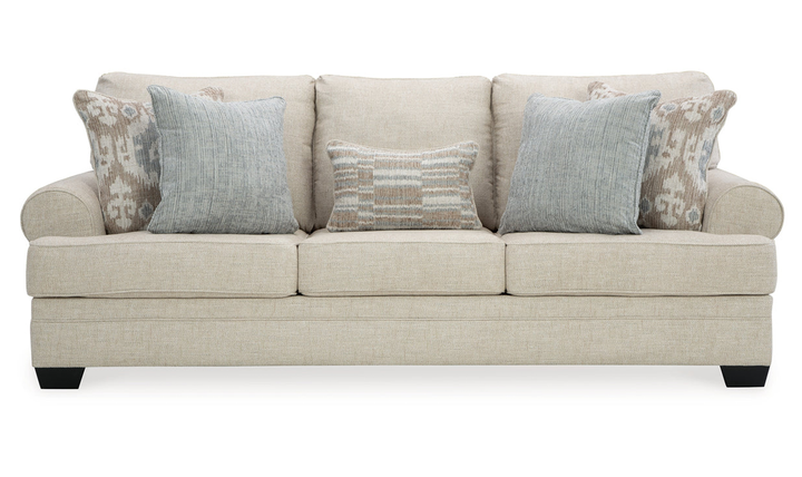 Modern Heritage Asanti 2 Pieces Fog Fabric Living Room set