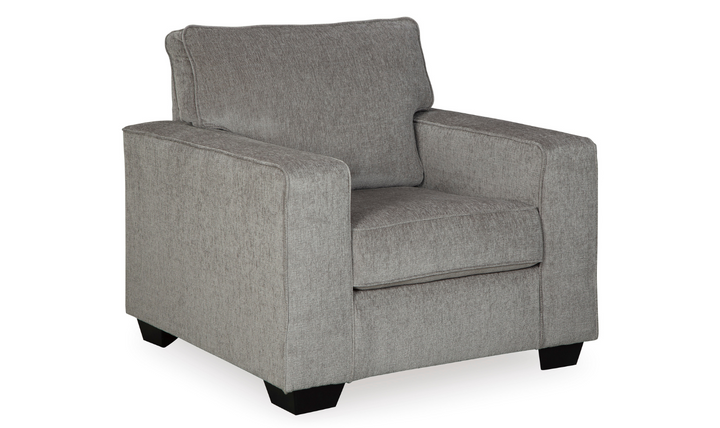 Ashley Altari Fabric Wooden Chair with Track Arms & Cushion Back-Jennifer Furniture