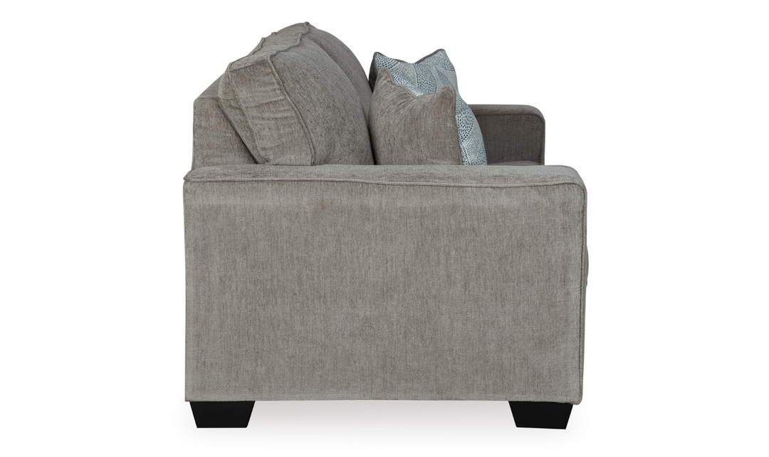 Ashley Altari Stationary Fabric Loveseat with 2 Pillows-Jennifer Furniture