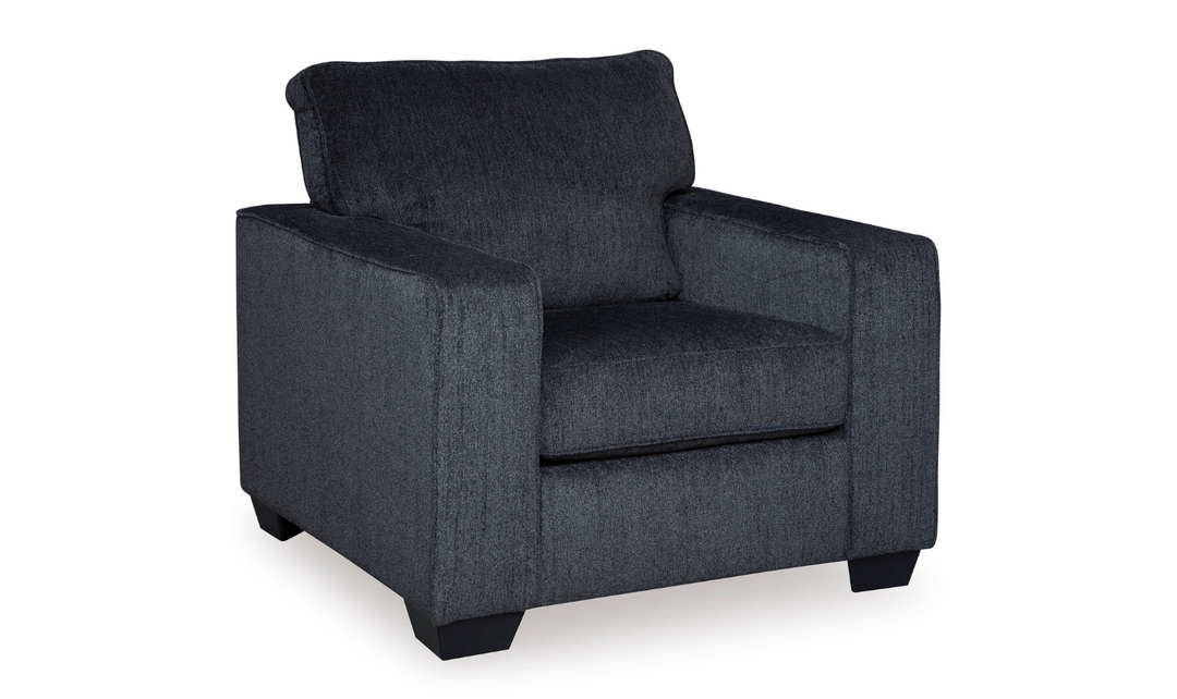 Ashley Altari Fabric Wooden Chair with Track Arms & Cushion Back-Jennifer Furniture