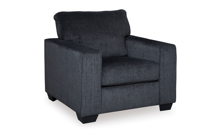 Ashley Altari Fabric Wooden Chair with Track Arms & Cushion Back-Jennifer Furniture