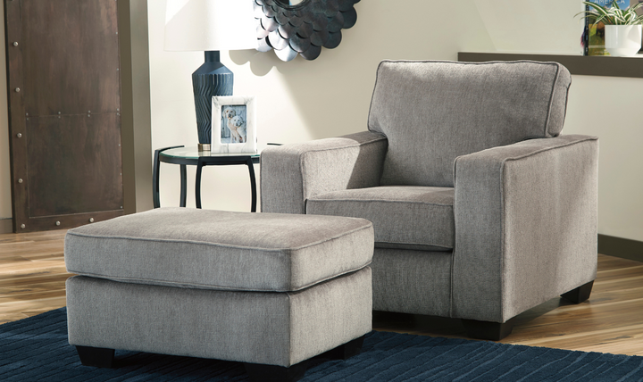 Ashley Altari Fabric Wooden Chair with Track Arms & Cushion Back-Jennifer Furniture